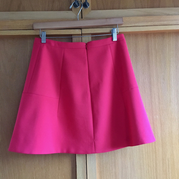 ⚡️SALE⚡️ J. Crew Pink Fluted Circle Skirt Crepe 2 - Picture 3 of 6